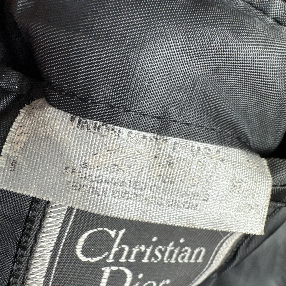 VTG Christian Dior Mens Pinstripe Blazer 40R  Dark Gray wool Office business